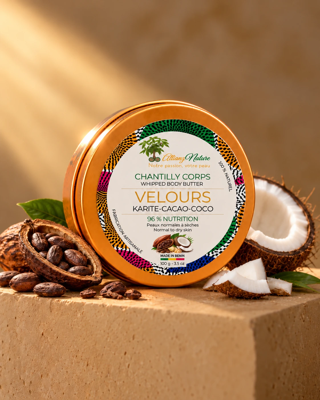 Chantilly de Karité-Cacao-Coco VELOURS soin nourrissant
