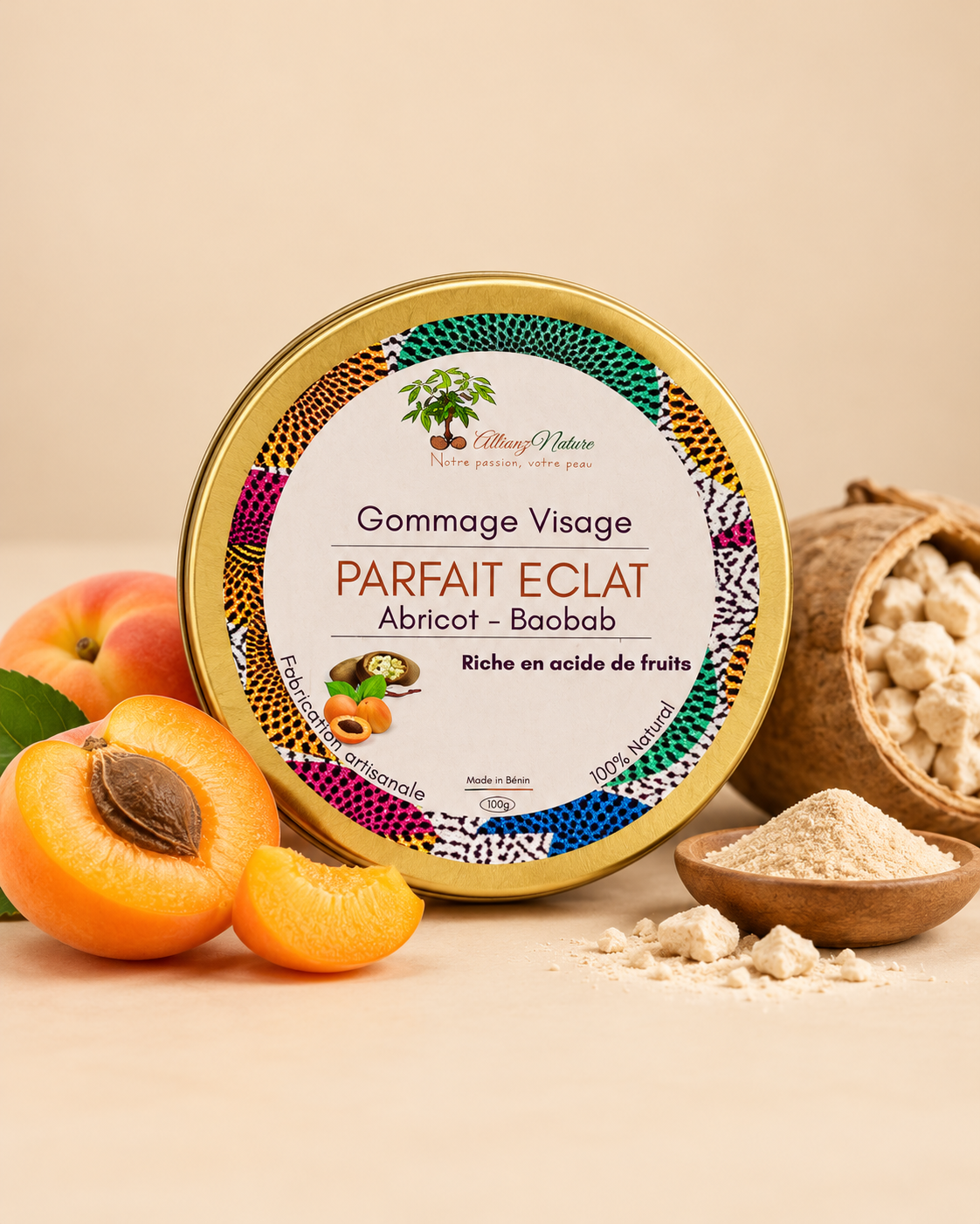 Miniature 2 de Gommage visage Abricot-Baobab PARFAIT ECLAT
